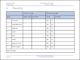 ASSESSING YOUR CHECKLIST HABITS